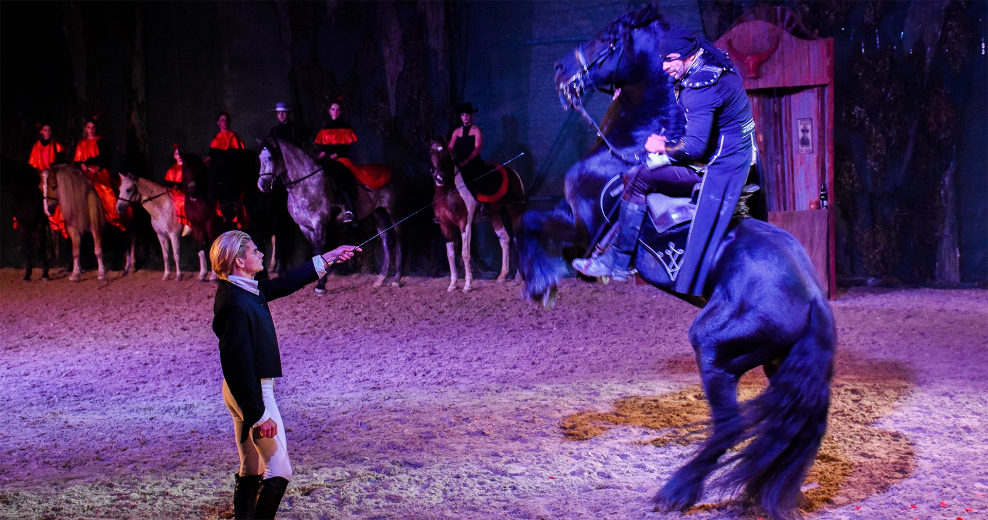 Zorro Musical látványos lovas és vívójelenetekkel