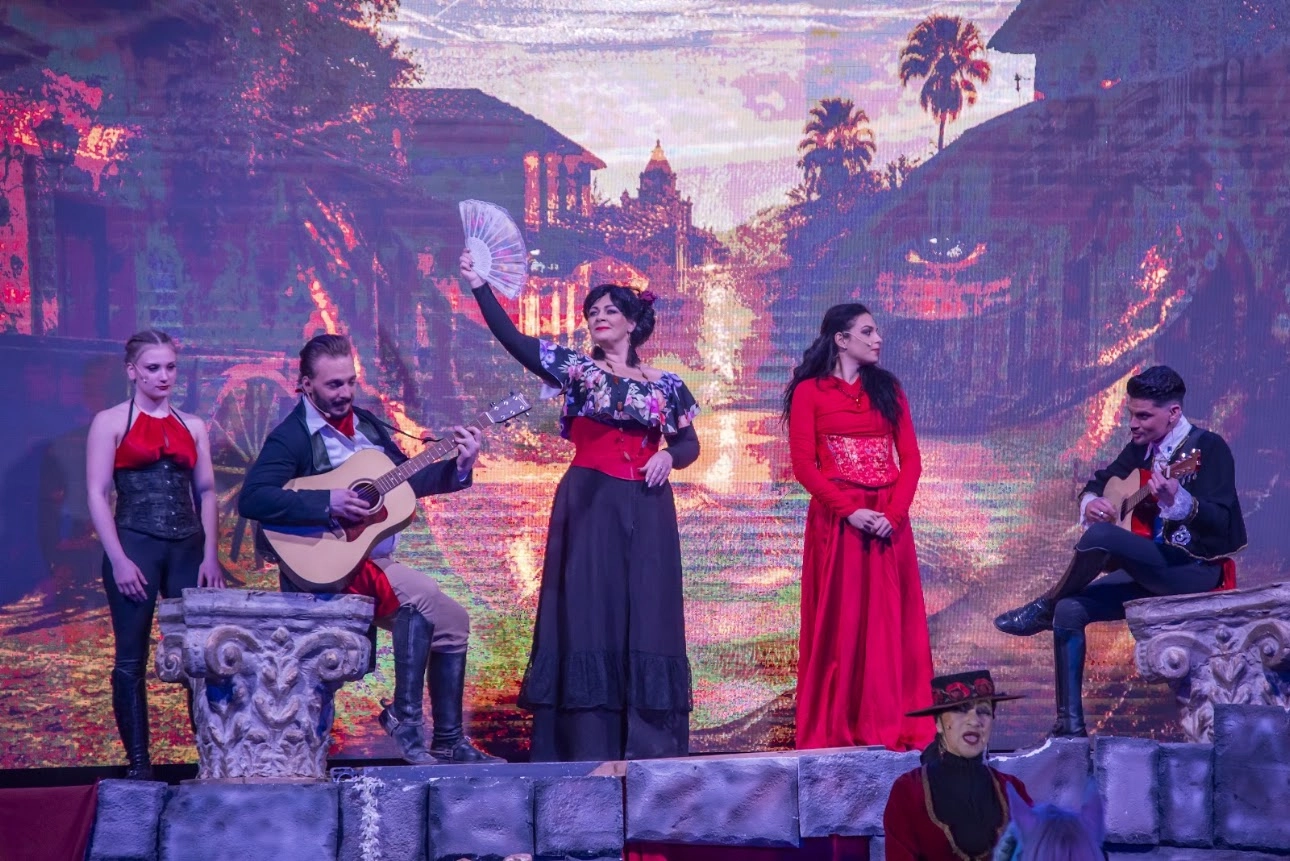 Zorro musical zenés színházi jelenete
