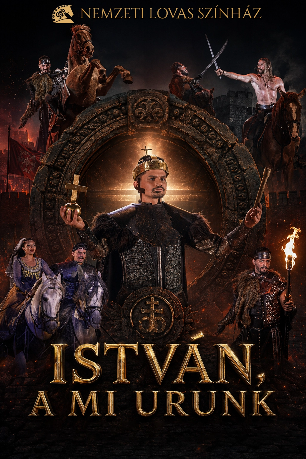 István, a mi urunk – történelmi lovas színházi előadás