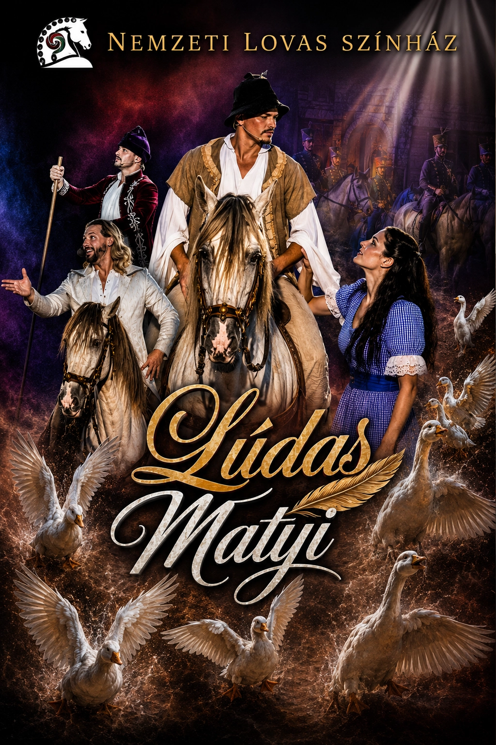 Lúdas Matyi – lovas színházi előadás Kápolnásnyéken