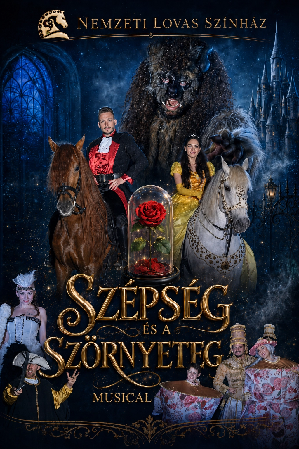 Szépség és a Szörnyeteg – musical és lovas színházi előadás